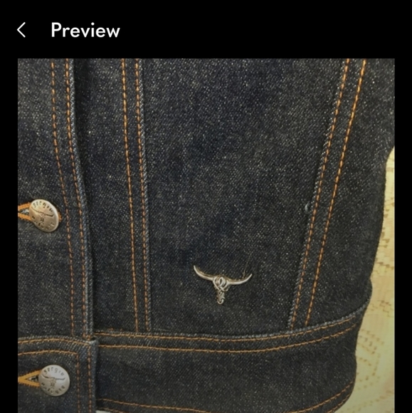 Vintage 1970s Sergio Valente Denim Jean jacket - Picture 7 of 8